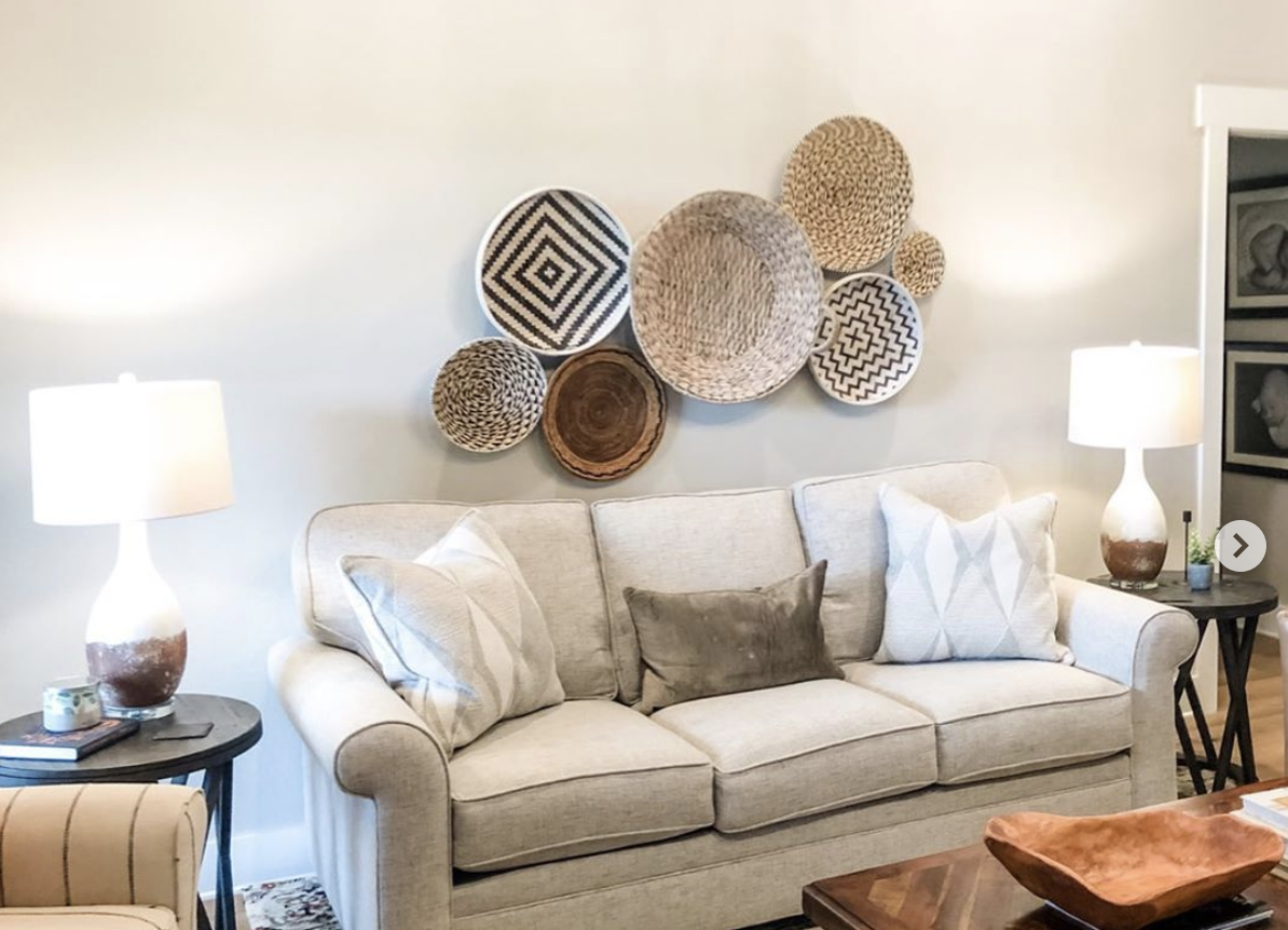 Basket Walls Are The New Fun Wall Art All Over Instagram