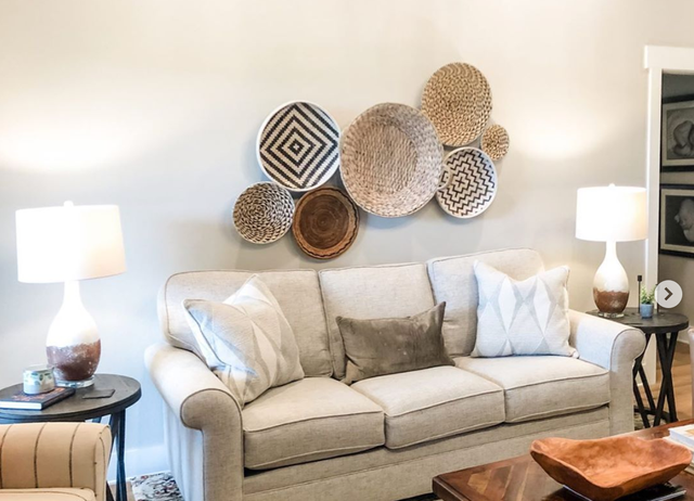 Basket Walls Are The New Fun Wall Art All Over Instagram