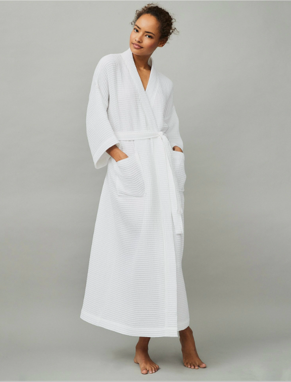 cotton towelling dressing gown womens