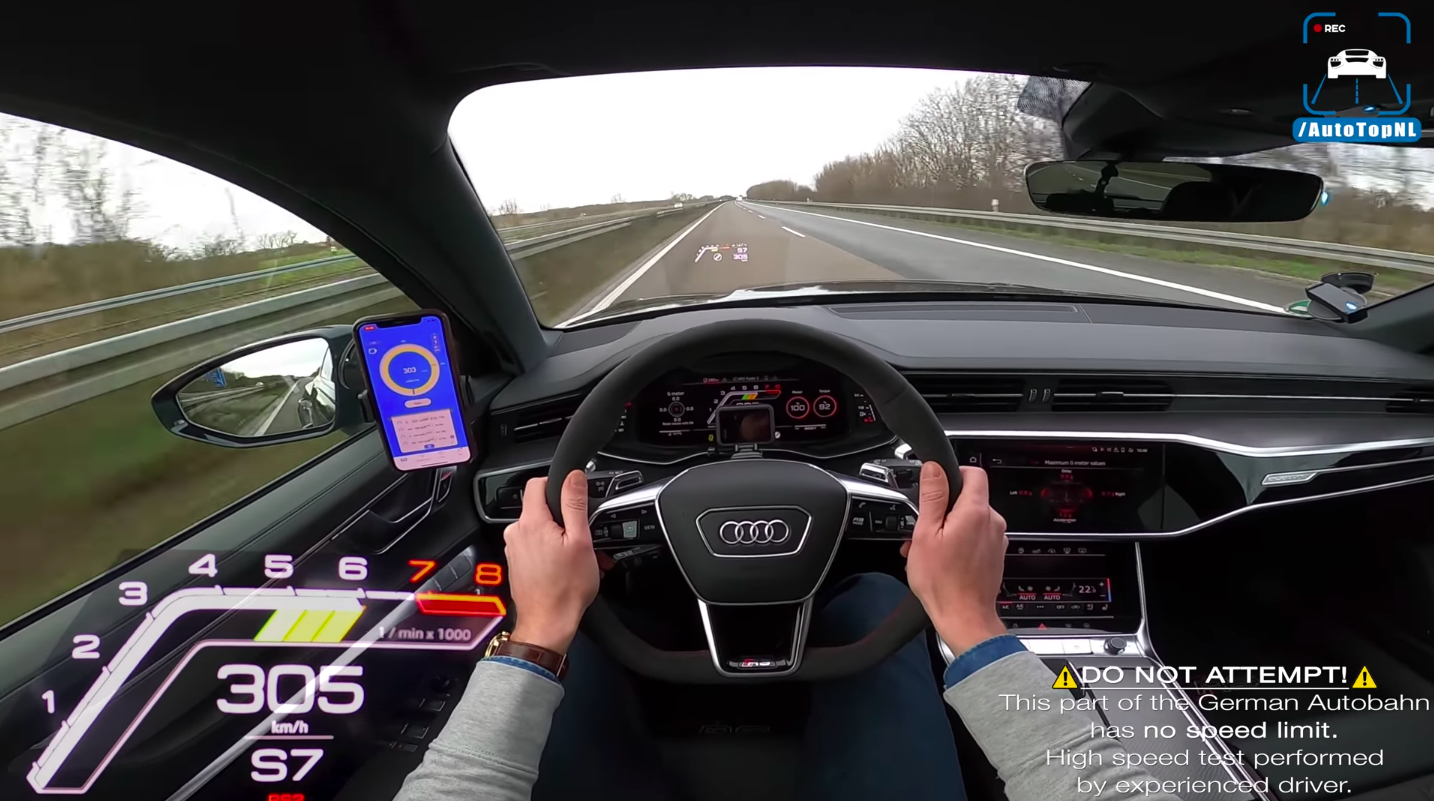 grøntsager fritid hævn Audi RS 6 Avant Hits Top Speed on the Autobahn - RS6 Goes 190 MPH