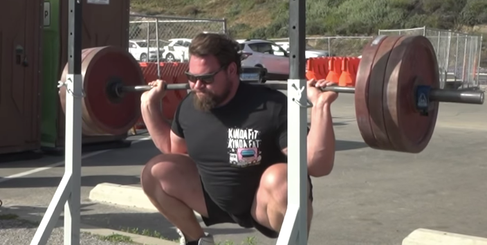 Watch the World's Strongest Man Do Isolation Squats While Social Distancing