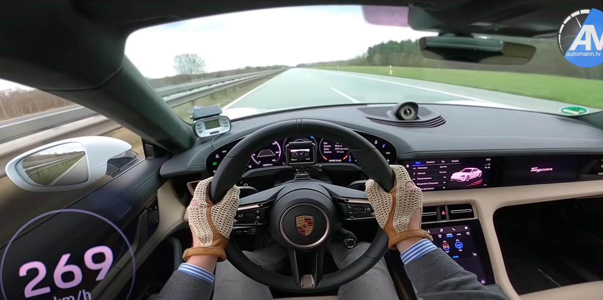 symptom hjemme struktur Taycan Turbo S Goes Faster Than Its Quoted Top Speed - Video