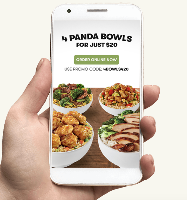 Panda Express Offering 4 Bowls For $20