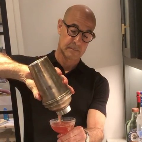 stanley tucci cocktails and workout routine