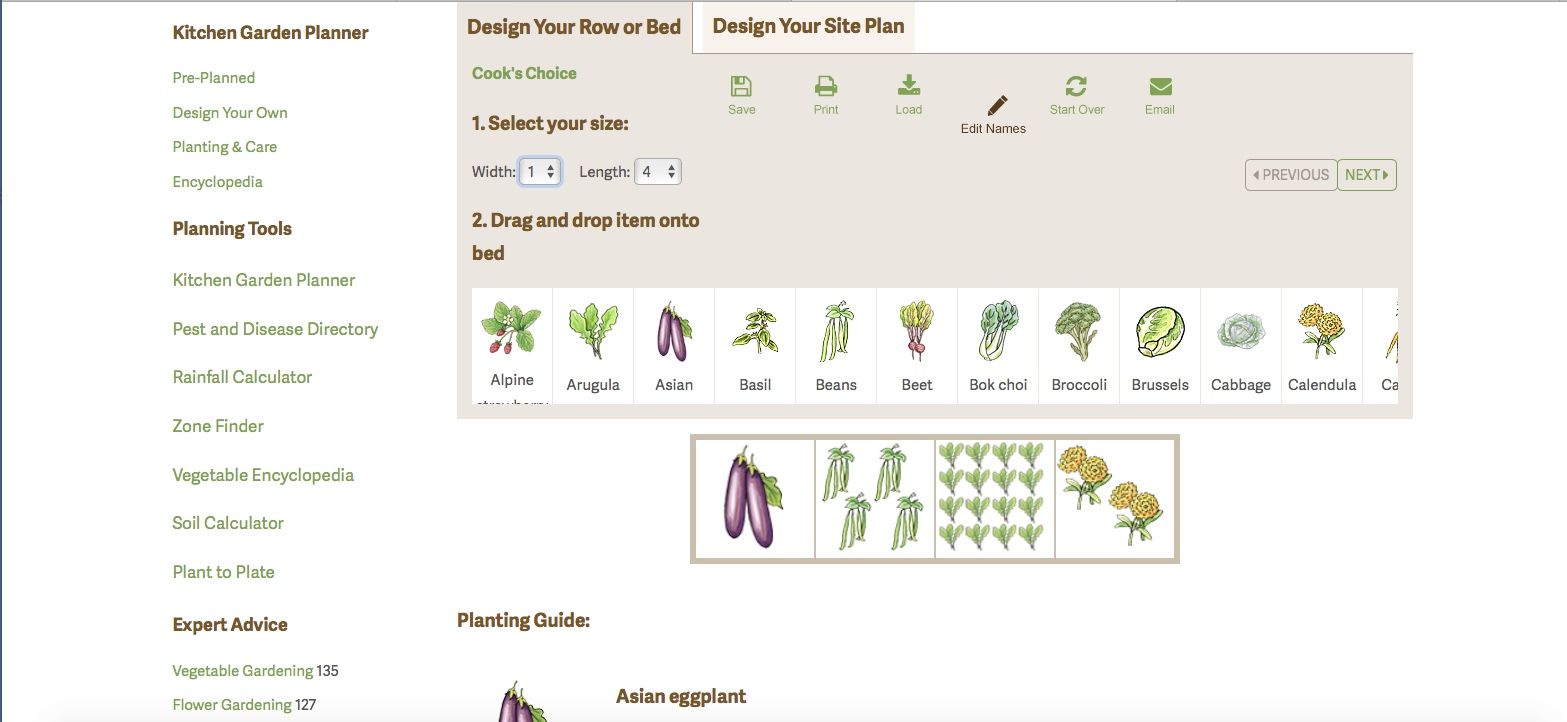 bbc virtual garden planner programme