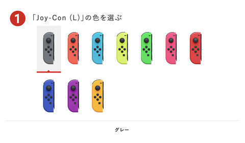 日本任天堂推出switch客製服務！�搭配屬於自己的joy con手把，共4900種配色任你玩～