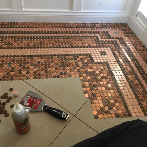 How to Design Your Own Penny Floor