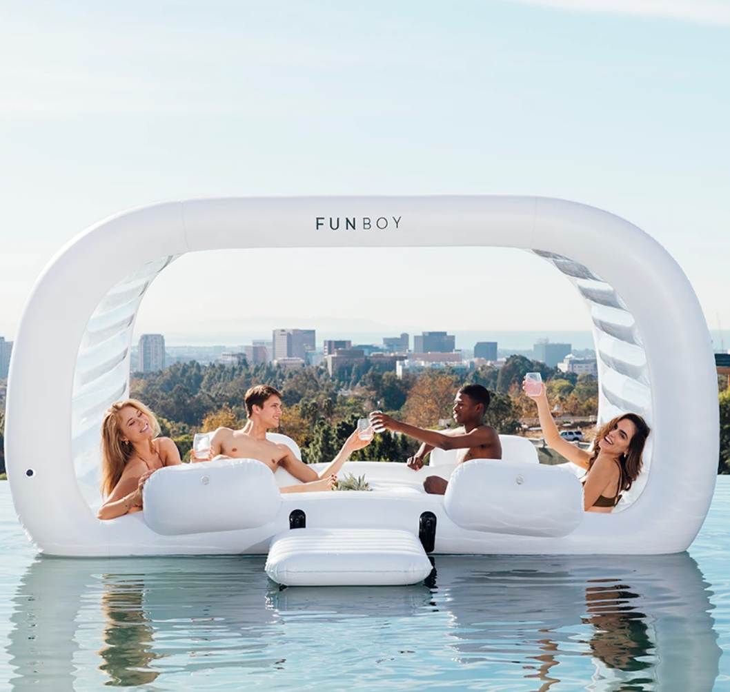 This Giant Inflatable Cabana Is Basically A Floating Dayclub