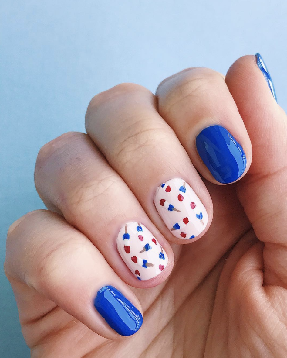 40 Easy Fourth of July Nail Ideas - Red, White, and Blue Designs