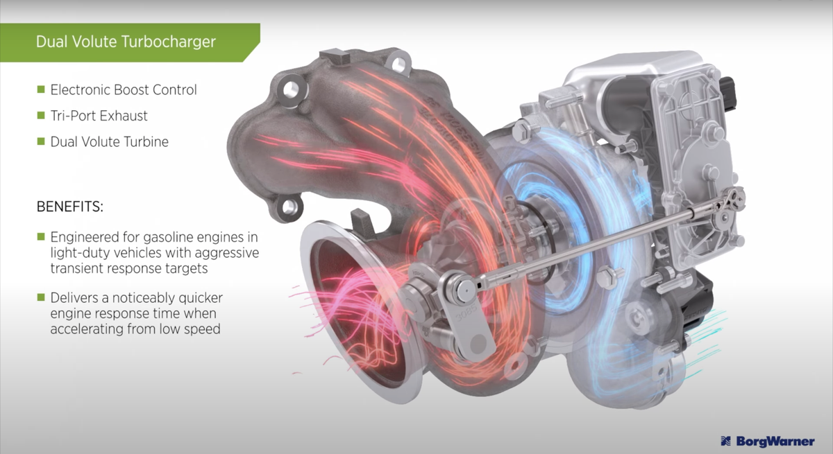 Dual volute turbochargers explained gm s 2 7 liter turbo engine