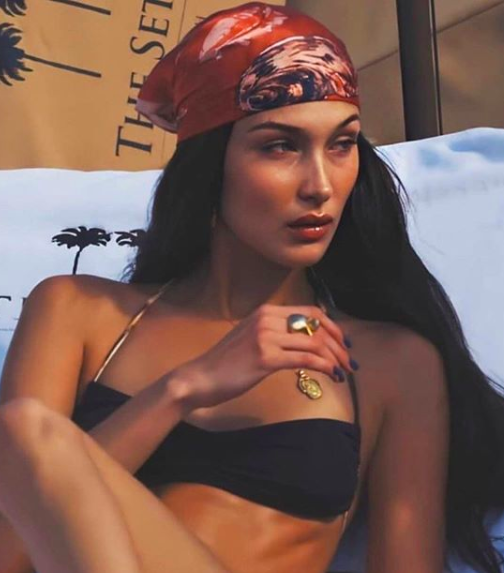silk head bandana