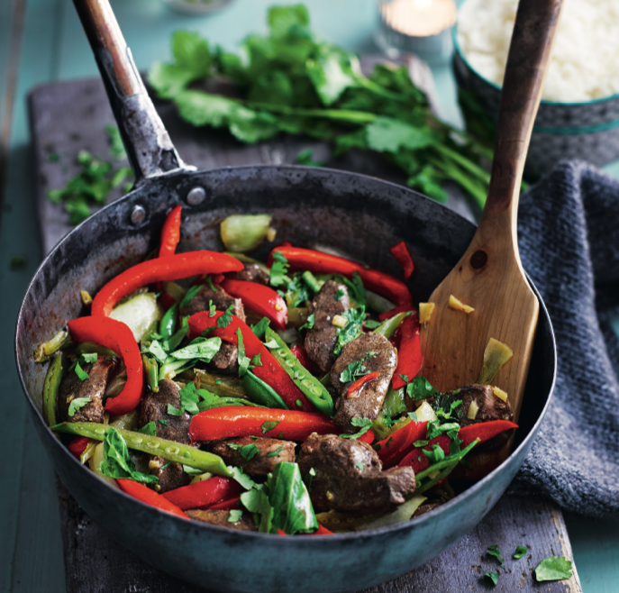 Duck stir-fry recipe
