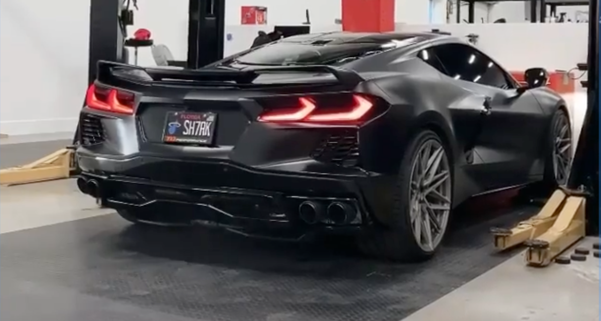 C8 Mid-Engine Corvette With Aftermarket Headers - Sound Video