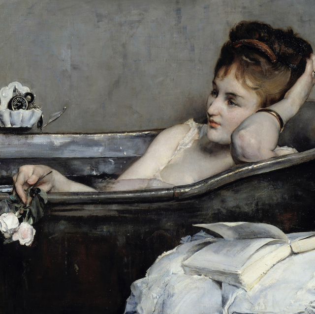 woman in a bath