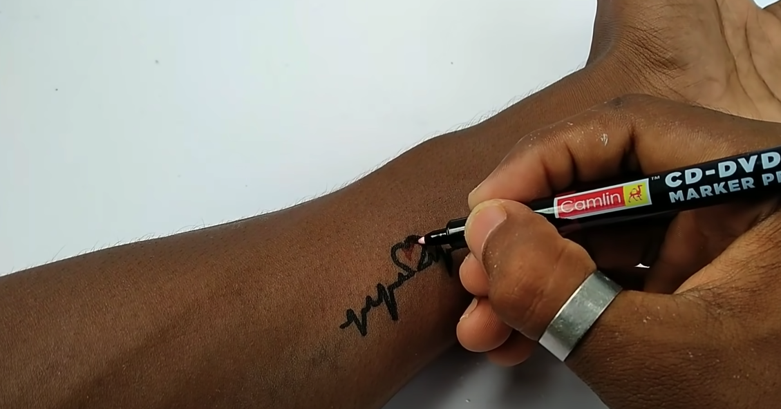 How To Make A Diy Temporary Tattoo Using A Pen And Toothpaste