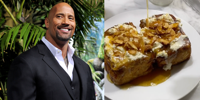 The Rock Uses Makes Tequila-Infused French Toast Toppings