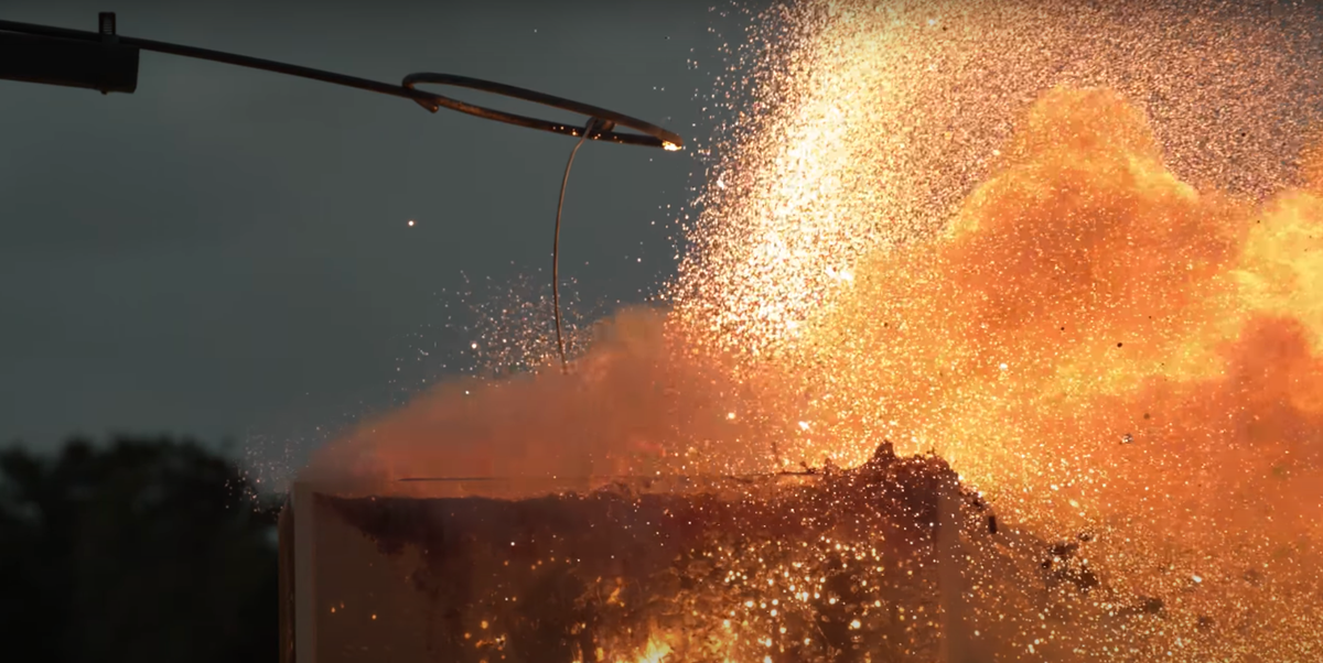 Slow Motion Thermite Reaction Video How Does Thermite Work Slow Motion Thermite Reaction Video How Does Thermite Work