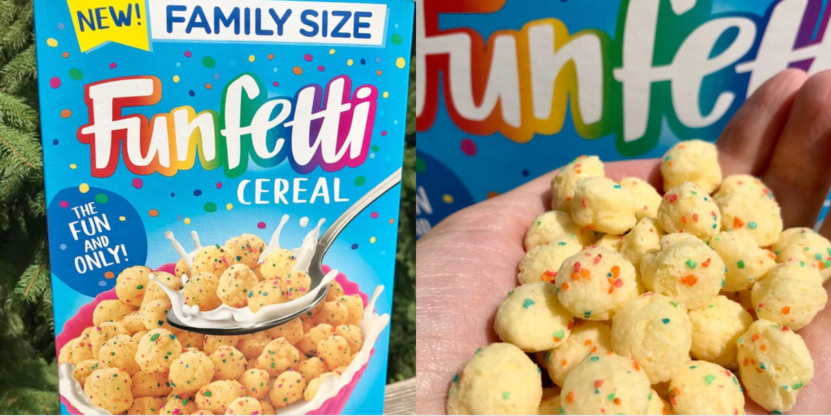 Funfetti Cereal Is Officially Coming To Shelves This August