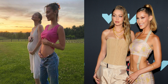 Bella Hadid Compared Her Stomach After A Burger To Gigi's Baby Bump