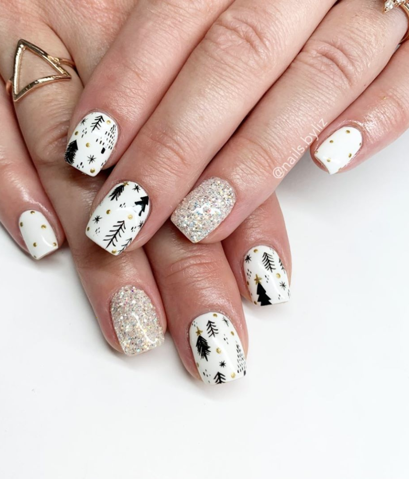 42 Festive Christmas Nail Ideas Christmas Nail Art Ideas