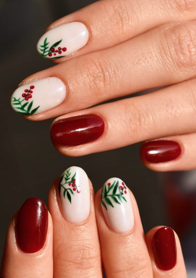 42 Festive Christmas Nail Ideas Christmas Nail Art Ideas