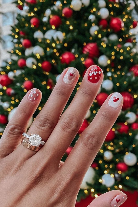 christmas nail art by kairywithstyle