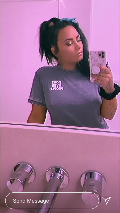 demi lovato instagram no ring