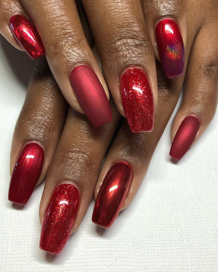 42 Festive Christmas Nail Ideas 2020 Christmas Nail Art Ideas