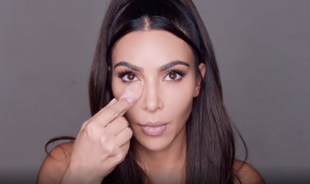  kim kardashian concealer hack