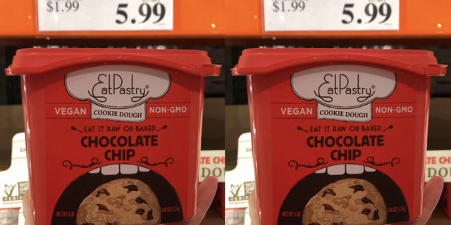 eatpastry chocolate chip cookie dough vegan and non gmo at costco