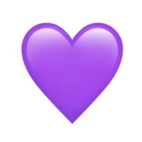 What does the blue heart emoji mean