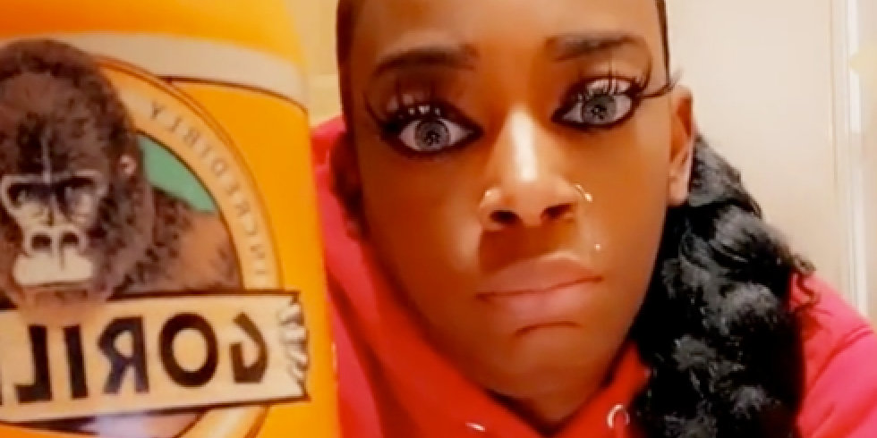 A woman’s gorilla glue spray is going viral on TikTok