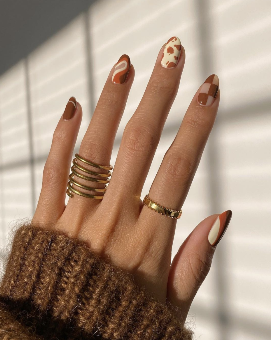 11 Nail Trends You Ll See In 2021 Popular Nail Colors And Shapes Paint the nails with the usual black nail polish, and paste skeleton stickers on them. 11 nail trends you ll see in 2021