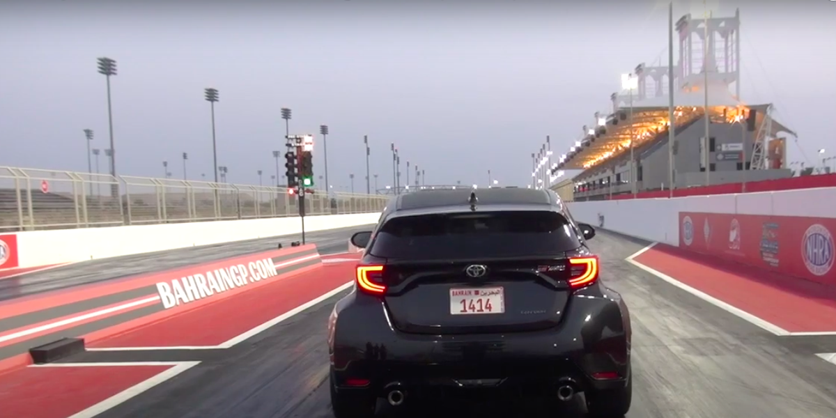 Toyota GR Yaris shares run 12 seconds in the quarter mile