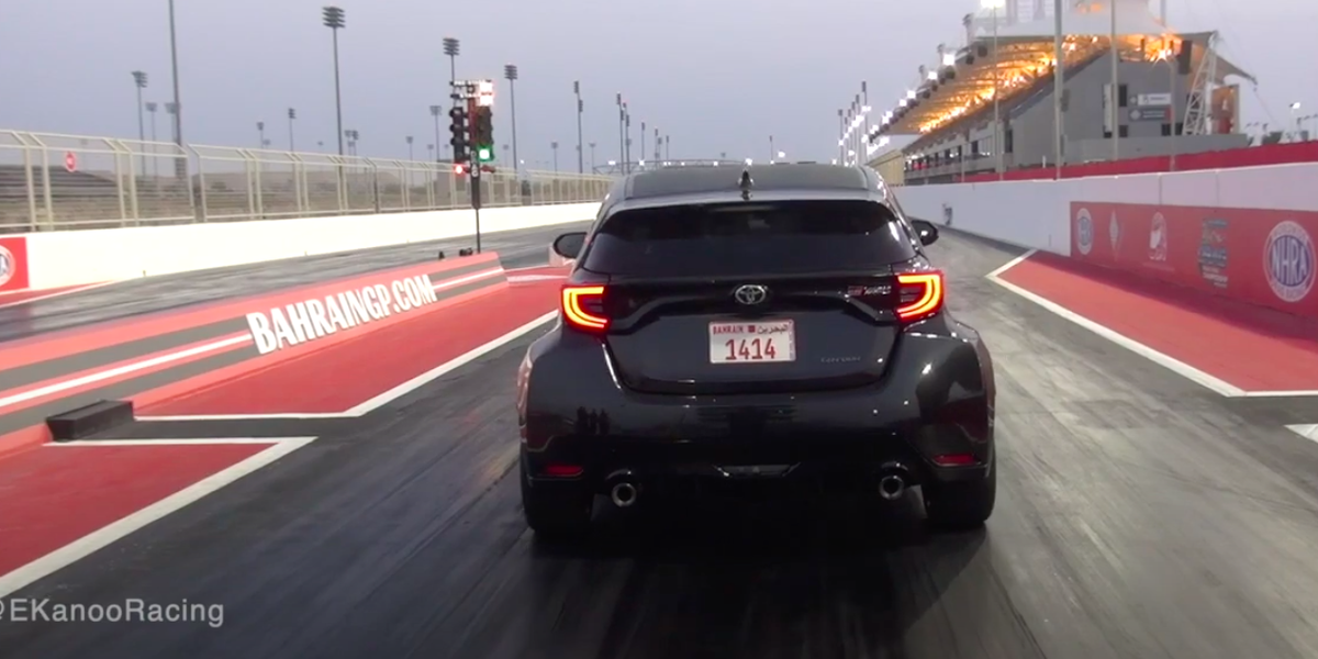 Toyota GR Yaris shares run 12 seconds in the quarter mile