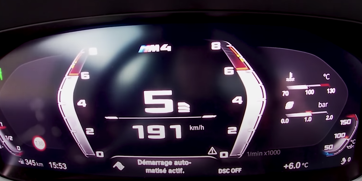 See the new BMW M4 reach 140 MPH in no time