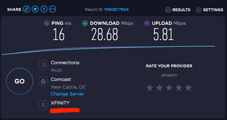 in home wifi speed test