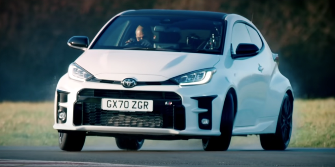 Chris Harris drives the Toyota GR Yaris