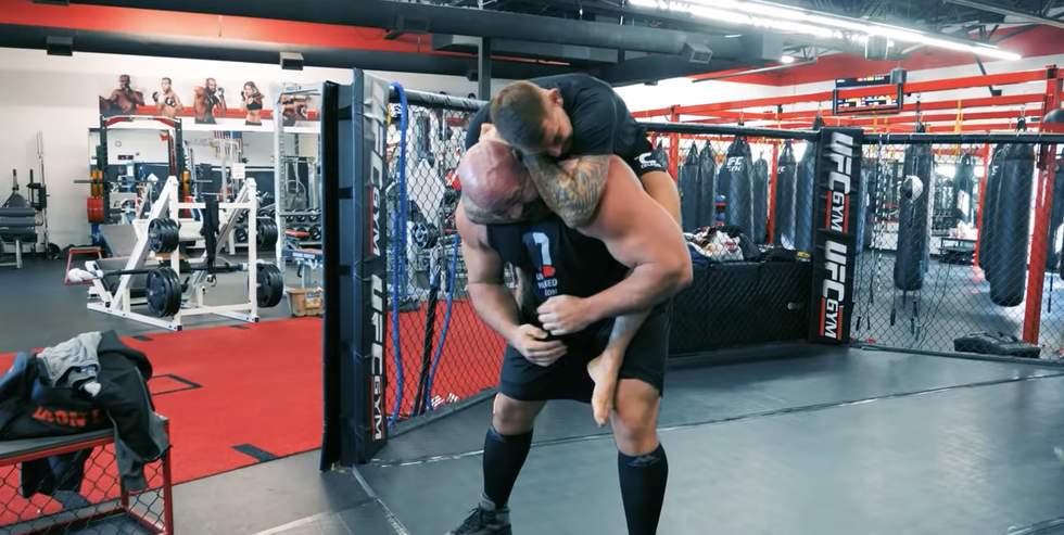 Watch UFC Champion Dustin Poirier Choke Out ‘World’s Strongest Man’ Brian Shaw