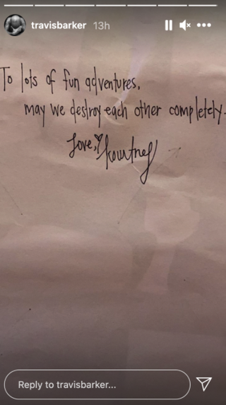 a love letter from kourtney kardashian