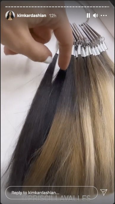 kim k hair extensions