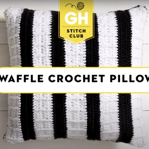how to make a chunky crochet pillow cover part 2