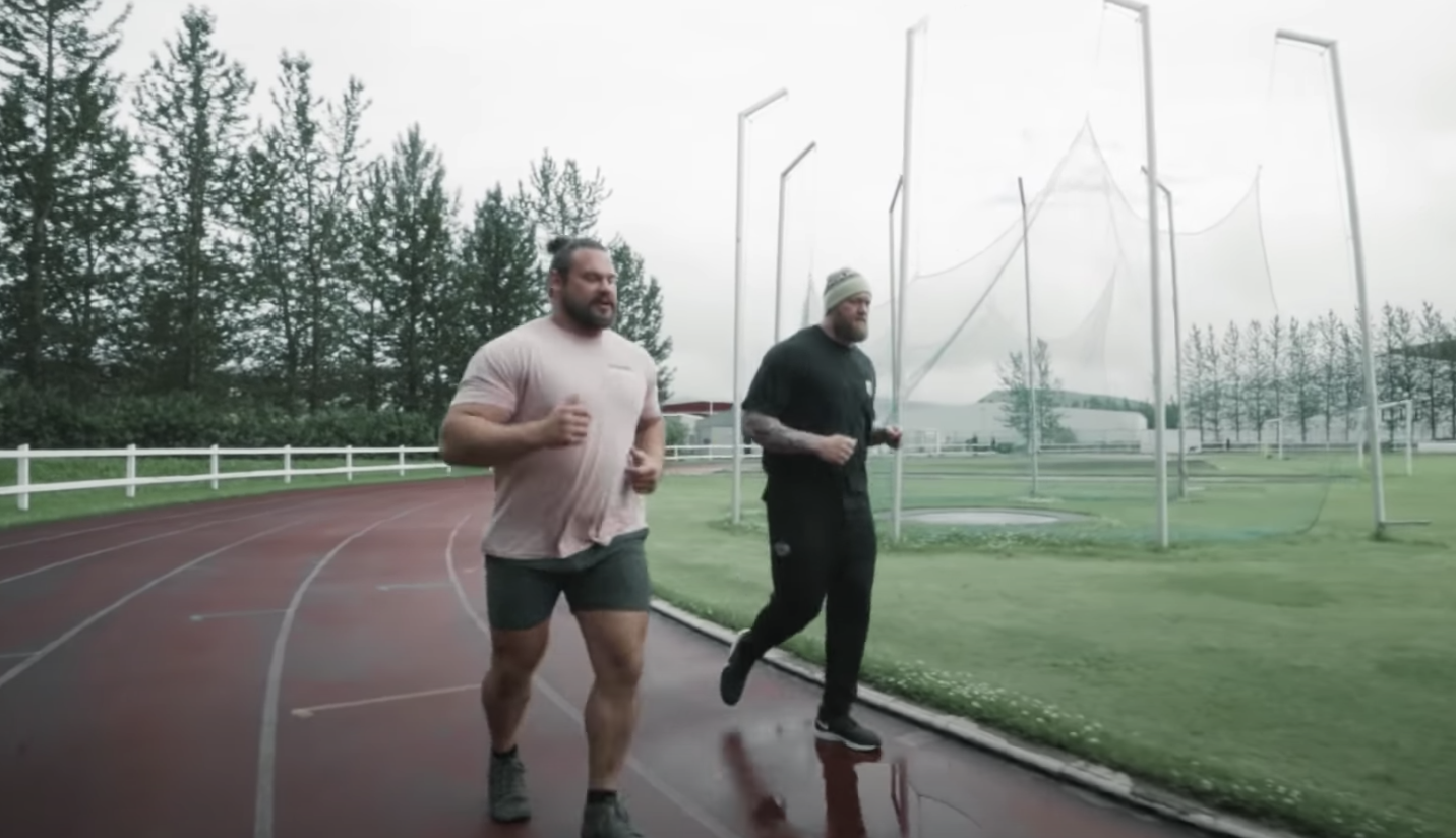 Rapper Action Bronson Does Deadlifts With Strongman Martins Licis