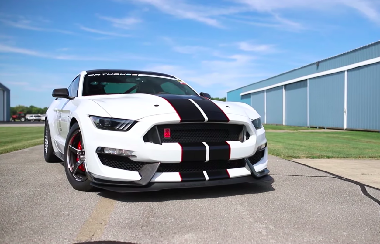 Twin Turbo Shelby Gt350r Goes 2 Mph In The Half Mile Video