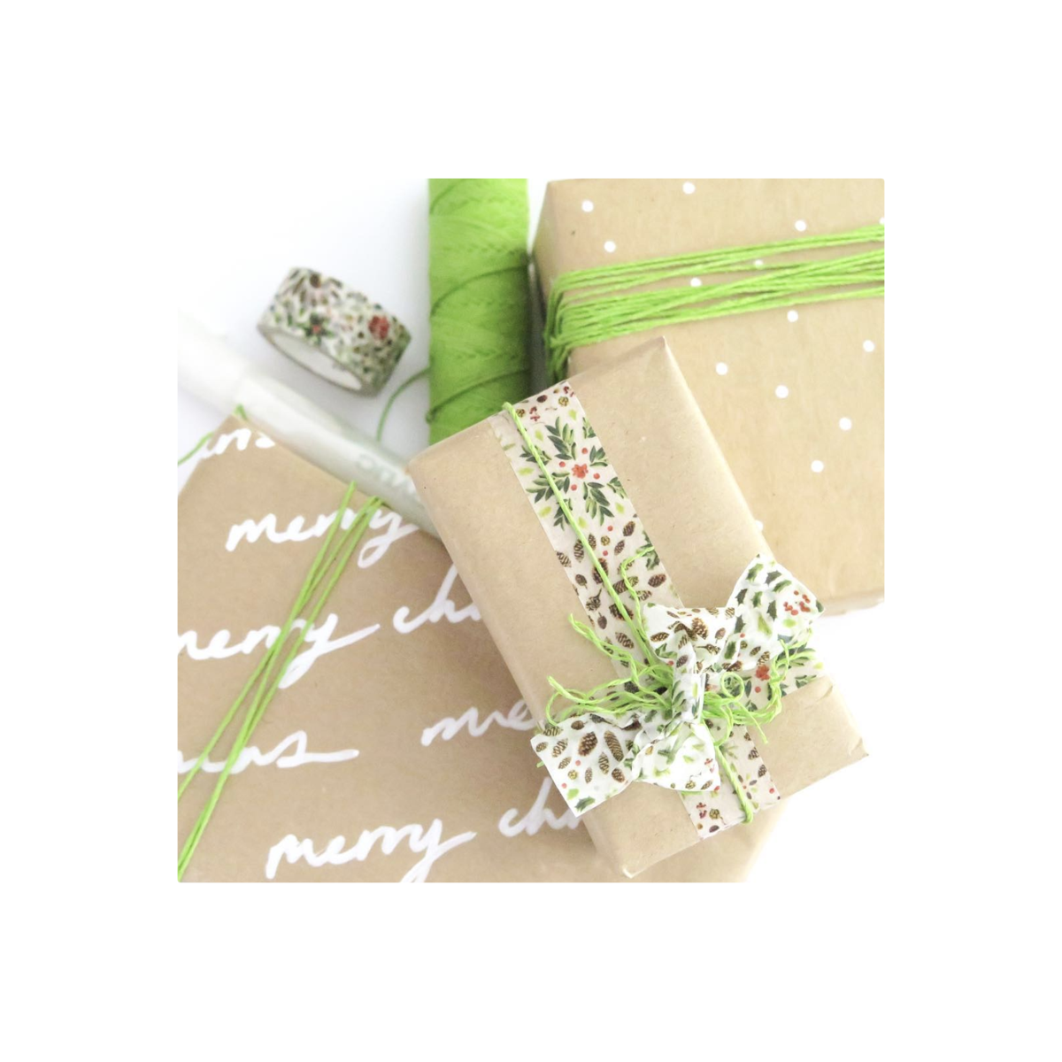 WHITE Tissue Paper 15" x 20" 25 PC Gift Wrap Package 