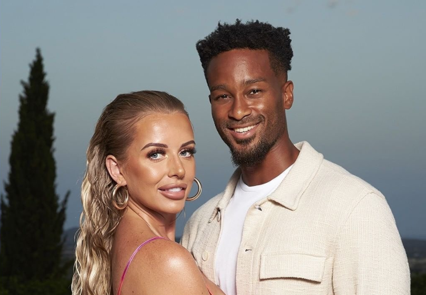 Teddy and Faye are still together after finishing third Season on "Love Island."