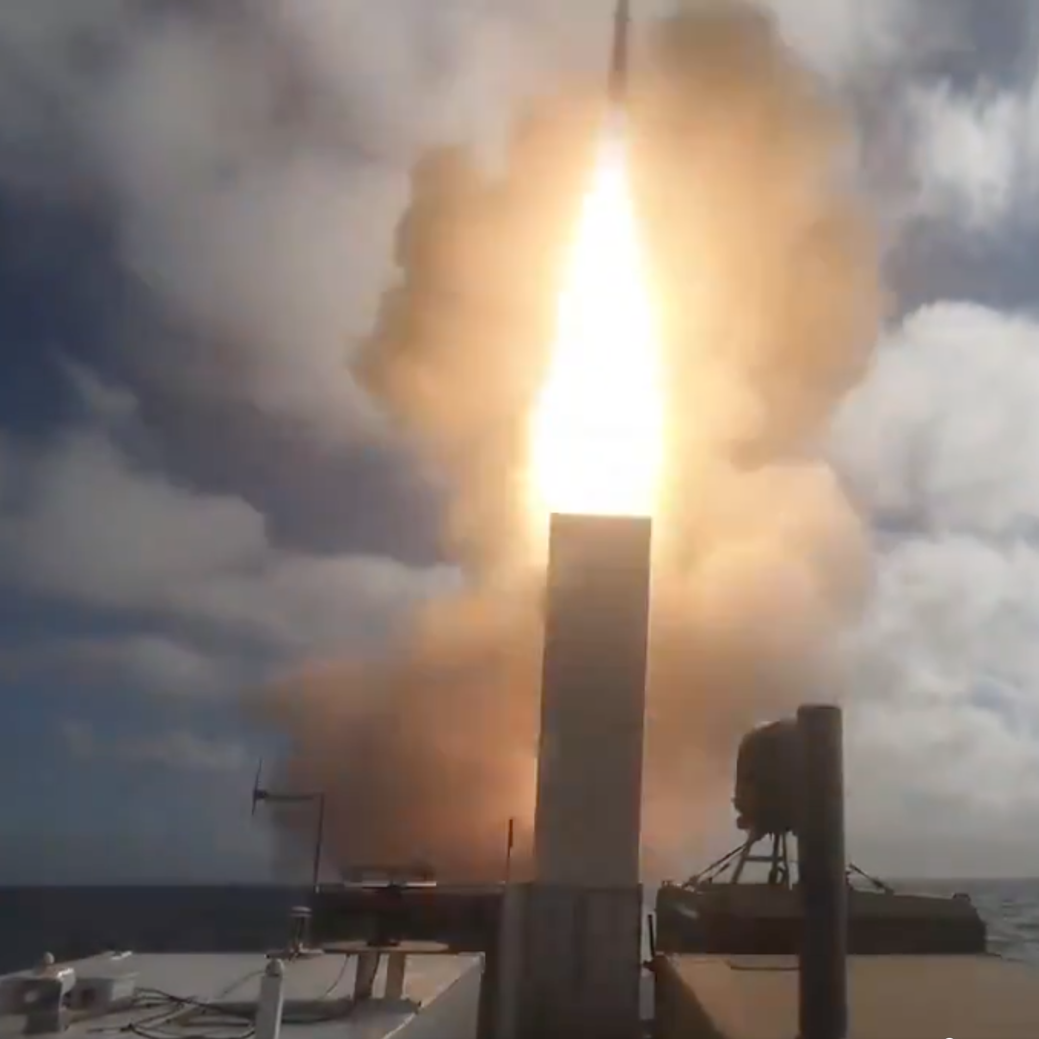 For the First Time, a Navy Drone Ship Launched a Missile at Sea