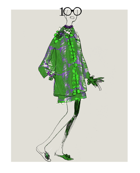 Iris Apfel x H&M Illustration iris apfel hm illustration