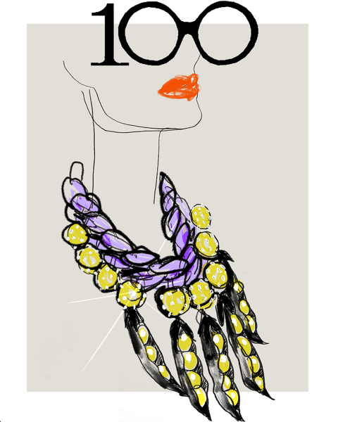 iris apfel hm illustration