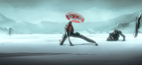 'What If' Red Guardian Shield - Episode 8 Black Widow Easter Egg